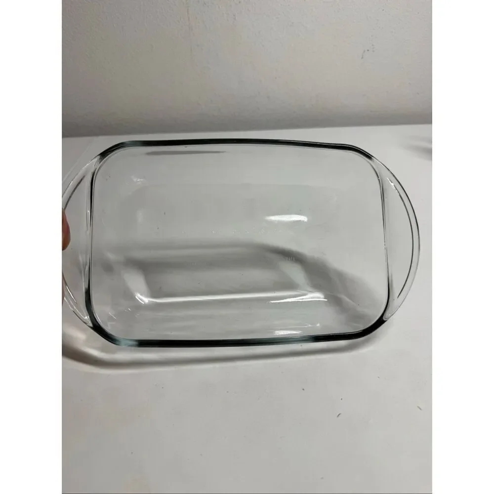 Rectangular Glass Clear Baking Dish1Qt6”x11Oven,Microwave,Dishwashe Made in USA